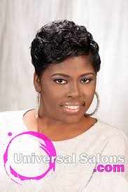 Short Relaxed Hairstyle with Pin Curls from Melisa Marshall