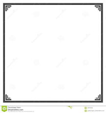Black And White Decorative Line Border Frame 2c Simple Decorative Lines Border Easy Frame