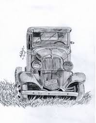 Pencil drawings of old automobiles. Resultado De Imagen Para Pencil Drawings Of Old Trucks Art Drawings Pencil Drawings
