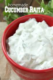 Homemade Indian Cucumber Raita Is Full Of Fresh Flavors Including Mint And Cilantro This Cucumber Raita Salad Dressing Recipes Homemade Cucumber Raita Recipe