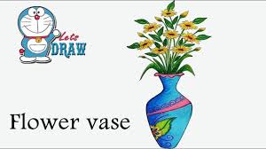 How to draw a flower pot. Easy Drawing Easy Color Easy Flower Vase Drawing
