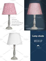 Lampshade Mock Up White Lamp Shade Mockup Pink Patterns