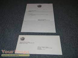Tips for writing a resignation letter Seaquest Dsv Ueo Resignation Letter Envelope Unsigned Original Tv Series Prop