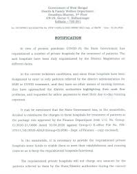 Ani On Twitter West Bengal Govt Directs The Private Hospitals Which Have Been Requisitioned By The Govt For Covid19 Treatment To Provide Free Treatment To Covid 19 Patients Govt Has Decided To Reimburse