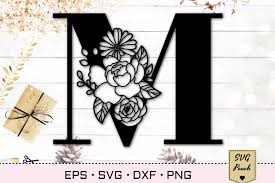 Here is a list of best free svg editor software for windows. Floral Letter M Svg Flower M Monogram Font Initial Svg 549629 Cut Files Design Bundles