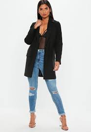 25 camel coats we're loving for fall. Missguided Synthetic Black Button Front Slim Formal Coat Lyst