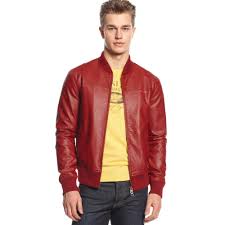 Scopri la nuova collezione primavera estate 2016 by giorgio armani, emporio armani, armani collezioni, armani jeans ed armani junior. Armani Jeans Eco Fauxleather Jacket In Bordeaux Brown For Men Lyst