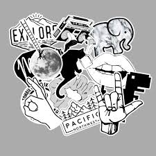 Check spelling or type a new query. 50pcs Set Stiker Graffiti Hitam Putih Anti Air Untuk Dekorasi Skateboard Laptop Shopee Indonesia