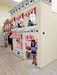 Imagine And Play At Home Away From Home Childcare Center With A Lilliput Village Play Houses Childcare Center Kids Indoor Playground