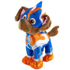 Pups go to obedience school. Zuma 27 Cm Orange Blau Paw Patrol Mighty Pups Kaufland De