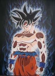 Goku (ultra instinct)vscosmic armor superman. Goku Ultra Instinct Malerei Von Virginie Lepelletier Artmajeur