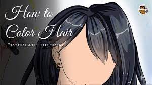 Hi peeps!this video is on how to shade hair i know a lot of people struggle with this so i decided to make a tutorial on iti hope the video helped you with. How To Color Hair In Procreate Anime Manga Style Tutorial Youtube