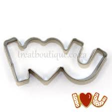 Ihr lieben, auch vanessa macht ihre zuckerstreusel hin und wieder selbst, . I Heart U Cookie Cutter 5 5x12cm Treat Boutique