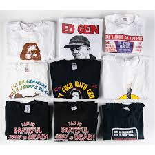 b>Johnny Ramone: Andy Gore Collection of (9) T-Shirts</b> for sale at  auction