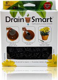 Pots with drainage holes are beneficial for increasing and boosting the life of your potted plants. Amazon Com Drain Smart 6 5 Pack Drainage Discs Perfect For Indoor Outdoor Potted Plants Container Gardening Planter Liners Minimize Root Rot Made In The Usa Garden Outdoor