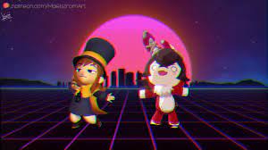 Smug Hat Kid Amber S Doll Dance To Geometry Dash Practice Song Youtube