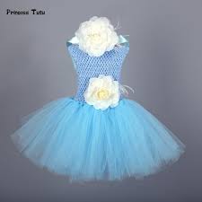 Flower Baby Girl Dress Princess Light Blue Tutu Dress Baby Infant Toddler Christening Gown 1 Year Birthday Party Dress Vestidos Toddler Christening Gown Christening Gownsbaby Girl Dress Aliexpress