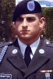 Army SPC Jeffrey P. Shaffer from Harrison, Arkansas was killed in action  September 13, 2006 while conducting combat operations in Ramadi, Iraq.  Specialist Shaffer served in the US Army, 2nd Battalion, 6th