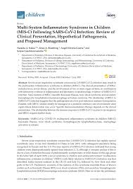 Who's regional director for europe. Pdf Multi System Inflammatory Syndrome In Children Mis C Following Sars Cov 2 Infection Review Of Clinical Presentation Hypothetical Pathogenesis And Proposed Management