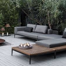 Gloster Grid 40 5 Square Coffee Table Authenteak Modern Outdoor Furniture Outdoor Furniture Outdoor Lounge