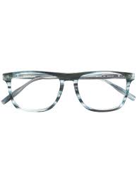 montblanc brille mit eckigem gestell in 蓝色 modesens