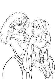 This application can improve the creativity from the youngest age until oldest people providing hours of entertainment. Coloring Pages Rapunzel Coloring Pages Best Of Mother