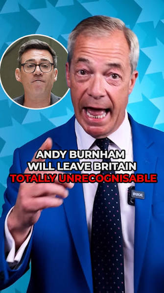 Nigel Farage has delivered his verdict on Andy Burnham's 10-year devolution plan, saying Burnham will leave Britain "totally unrecognisable.", The Reform UK leader, who railed against plans to hand ...