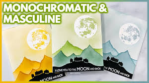 See more ideas about masculine cards, cards, male cards. Monochromatic Masculine Mountain Moon Greeting Cards It S Me Jd