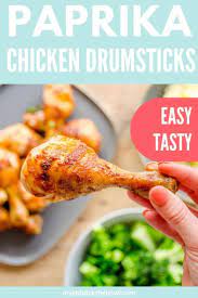 Finger Lickin Chicken Paprika Chicken Drumsticks Recipe Drumstick Recipes Dinner Recipes Healthy Family Chicken Drumsticks