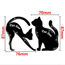 Cat Eye Eyeliner Stencil Makeup Eyes Liner Stencil Models Eyeshadow Template Shaper Tool Newchic Mobile Eyeliner Stencil Cat Eyeliner Stencil Cat Eyeliner