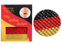 Springpear 12x temporär tattoo von flagge dänemarks für internationale wettbewerbe olympischen spiele weltmeisterschaft wasserfeste fahnen tätowierung flaggenaufkleber wm fan set (12 pcs): Wm Fanartikel Deutschland Fahne Tattoo Selbstklebend Glitzeraufkleber Lg8520 Ebay