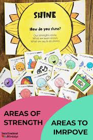 Sel Lesson Areas Of Strength And Areas For Growth Social Emotional Activities Social Emotional Learning Activities Social Emotional Learning Games