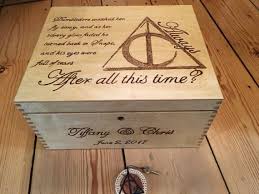 Deathly Hallows Inspired Box Chest After All This By Theburnttree Harry Potter Cards Harry Potter Wedding Wood Burning Crafts