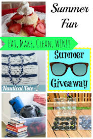 Among your summer giveaway ideas, include things that suit summertime activities. Summer Fun Part 8 Life Sew Savory