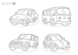 かわいい 乗り物のぬりえ 幼児子供向け 無料ダウンロード 印刷 折り紙japan 塗り絵 無料 塗り絵 無料