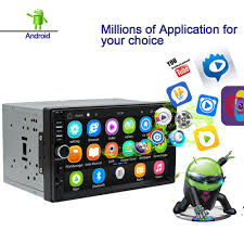 Hot Deals Auto Radio 2 Din Android Gps Navigation Car Radio Car Stereo 7 1024 600 Universal Car Player Wifi Bluetoo Gps Navigation Touch Screen Car Stereo Gps