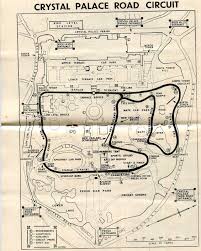 Map Of Crystal Palace Race Circuit Crystal Palace London History Motorcycle Racing