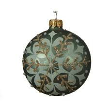 15% off with code mondaytreatz. Kaemingk Sage Green Snowflake Bauble Decoration