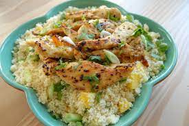 Nodig voor 4 personen couscous met kip. Couscous Met Kip En Mango Davelovesfood
