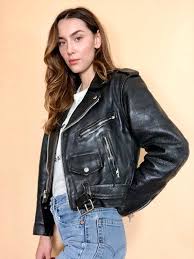 Vintage Womens Leder Motorradjacke M 80er 90er Jahre Lederjacke Leather Motorcycle Jacket Women Motorcycle Jacket Women Vintage Leather Motorcycle Jacket