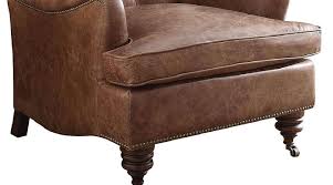 An armchair is a wonderful piece to have in your living room, family room or bedroom as a cozy place just for you. Brown Genuine Leather Accent Chair W End Table Set Acme Furniture 96677 Durham Durham 96677 Set 2
