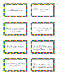 Free Printable Lego Challenge Cards Lego Challenge Lego Activities Lego Classroom Theme