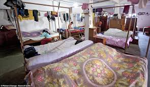 A Look Inside A Wives Communal Dormitory Bedroom At Chhuanthar Run The House Of The New Generation Ziona Chana S Four Big Family Shared Bedroom Dormitory