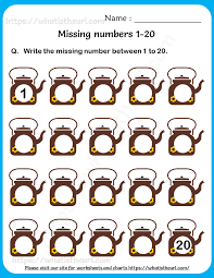 We also have lots of missing number. Find The Missing Number 1 20 5 Your Home Teacher