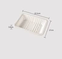 China Corn Starch Based Material Disposable Tray 22.5CM*17CM ...