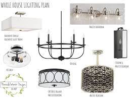 Transitional Whole House Lighting Plan Lighting Plan Transitional Lighting Lighting