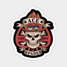 Tattoo ace de one piece by yume2788 on deviantart. Ace Tattoo One Piece Pirate Flag One Piece Magnet Teepublic De