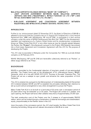 Malaysian tenancy contracts are usually set for a term of 1 year and require several deposits. Mahb And Mf Jva Bursa Announcement 00919171