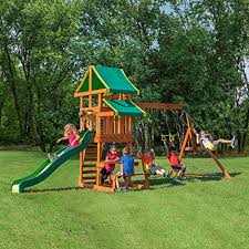 7 #fitness reality kids metal swing set. Backyard Discovery Tucson All Cedar Wood Playset Swing Set Buy Online In United Arab Emirates At Desertcart Ae Productid 23658971