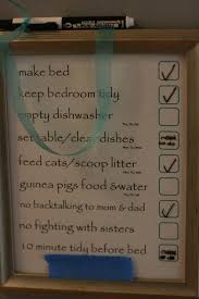 Write On Write Off Chore Charts For Kids
